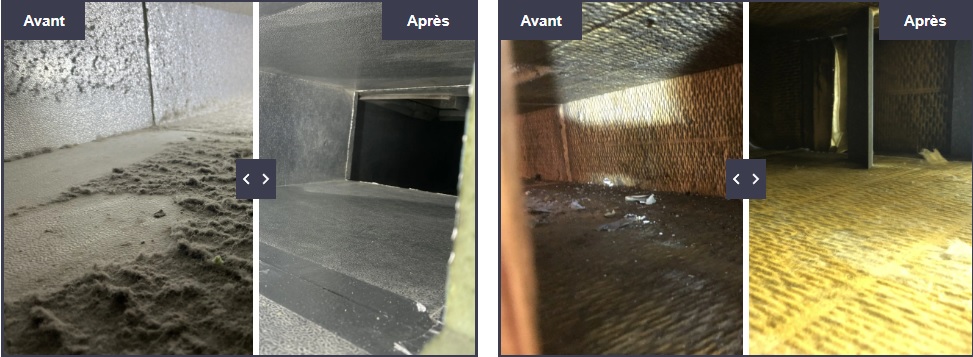 nettoyage gaines, réparation, conduits d'air
